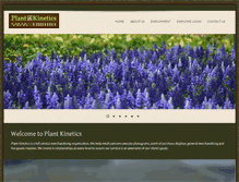 Tablet Screenshot of plantkinetics.com